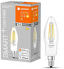 LEDVANCE LED-Filament-Lampe, CLB40D, E14, EEK: E, 4W, 470lm, 2700K, WiFi,