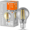 LEDVANCE SMART+ LED Lampe Vintage Kolben E27 Filament 6W 540Lm warmweiss 2500K
