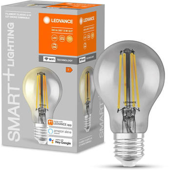 LEDVANCE SMART+ Wlan LED E27 Birne-A60 6W/540lm 2500K grau (AC32969)