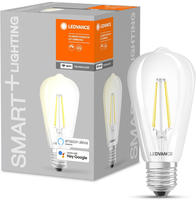 LEDVANCE SMART+ EEK: E (A - G) SMART+ Filament Edison E27 6 W Warmweiß, LEDVANCE SMART+ EEK: E (A - G) SMART+ Filament Edison E27 6 W Warmweiß,