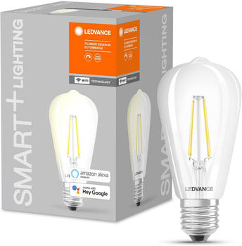 LEDVANCE SMART+ Wlan LED ST64 5,5W/806lm warmweiß klar (AC32957)