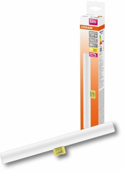 Osram LED S14D Linienlampe S14D-300 3,1W/275lm 2700K dimmbar 1er Pack weiß (AC33888)