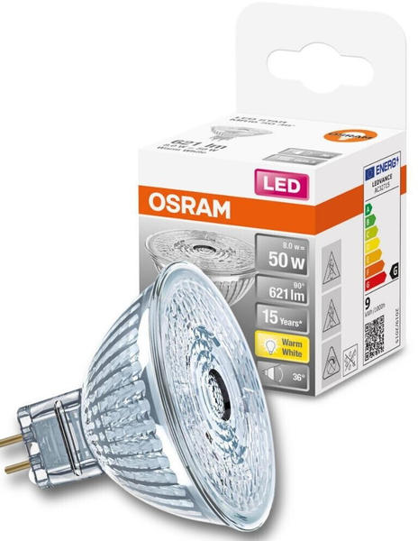 Osram LED GU5.3 Reflektor Mr16 8W/621lm 2700K 1er Pack (AC32715)