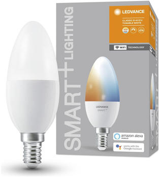 LEDVANCE SMART+ LED E14 B38 5W/470lm 2700-6500K 1er Set weiß (AC33920)