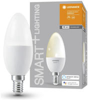 LEDVANCE LED-Lampe SMART+ WiFi Candle, B40, E14, EEK: F, 4,9 W, 470 lm, 2700 K,
