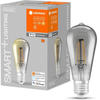 LEDVANCE SMART+ LED Lampe ST64 E27 Filament 6W 540Lm warmweiss 2500K dimmbar...