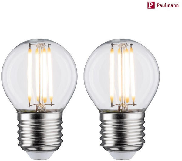 Paulmann LED Filament Tropfenform P45 E27 2x5W 2700K 470lm klar (28640)