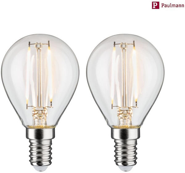Paulmann LED Filament Tropfenform E14 2x2W 2700K 250lm klar (28857)