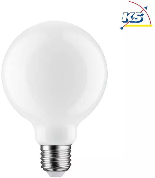 Paulmann LED Filament Globe G95 E27 7.5W 2700K 806lm dimmbar Glas opal (28702)