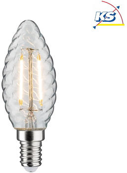 Paulmann LED Filament Kerze gedreht E14 2.6W 2700K 280lm Glas klar (28706)