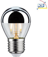 Paulmann LED-Leuchtmittel 28664, E27, Warmwei&szlig;, LED silberfarben