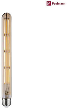 Paulmann LED Vintage 1879 Tube Stablampen-Filament E27 8.5W 2500K 806lm dimmbar Goldglas (28831)