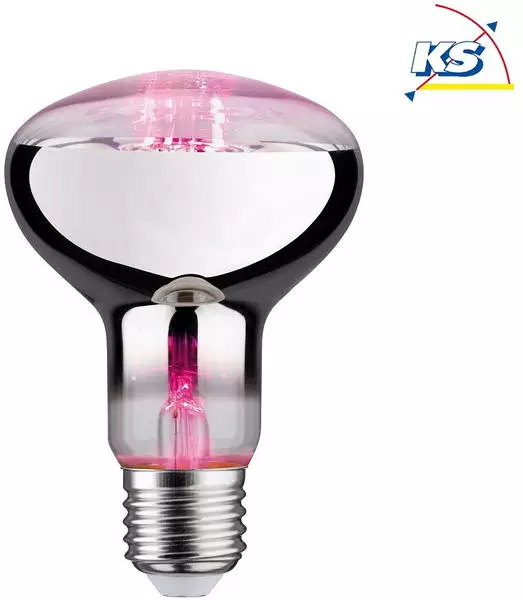 Paulmann LED Wachstumslicht-Filament / Grow Green Reflektor R80 E27 6.5W 1300K 200lm 60° (28733)