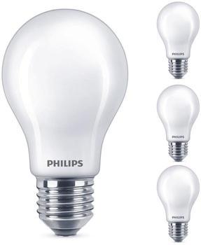 Philips E27 Standardform A60 weiß warmweiß 1560lm dimmbar 4er Pack weiß