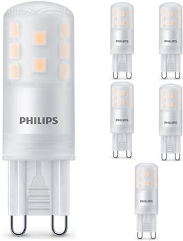 Philips G9 Brenner warmweiß 215lm dimmbar 6er Pack weiß
