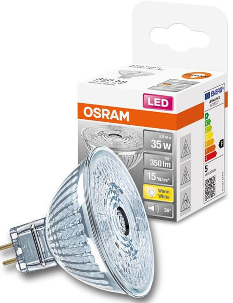 Osram GU45.3 Reflektor Mr16 3,8W/350lm 2700K 1er Pack transparent