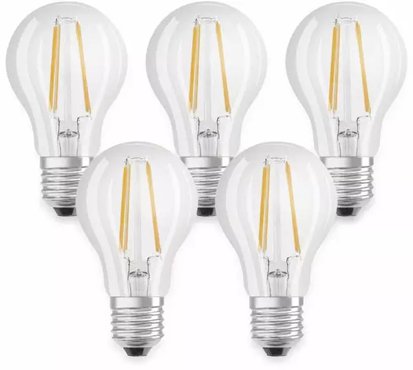 Osram LED Classic E27 Filament 7W/806lm 2700K Fünferpack