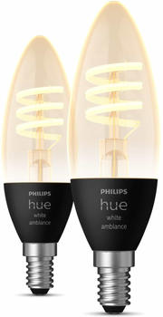 Philips Hue White & Ambiance Filament Vintage E14 2x4,6W/350lm WW (929003145202)