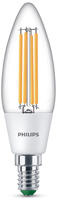 Philips LED Lampe Kerze E14 EEK: A 485 lm Warmwei&szlig; (3000K) 8719514435759