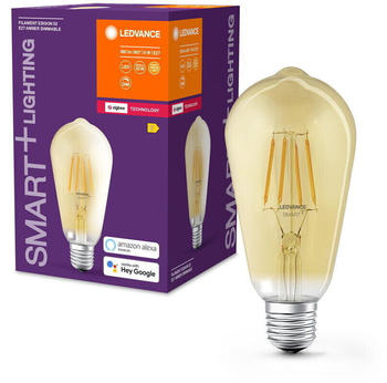 LEDVANCE Smart+ Zigbee LED E27 St64 Gold 6W/680lm 2400K 1er Pack