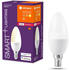 LEDVANCE Smart+ Zigbee LED E14 Kerze B35 Weiß 4,9W/470lm 2700K 1er Pack