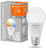 LEDVANCE Smart+ WLAN LED E27 Birne A75 Weiß 9,5W/1055lm tunable White 1er Pack