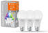 LEDVANCE Smart+ WLAN LED E27 Birne A75 Weiß 9,5W/1055lm RGBW 3er Pack