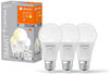 LEDVANCE Smart+ WLAN LED E27 Birne A60 Weiß 9W/806lm 2700K 3er Pack