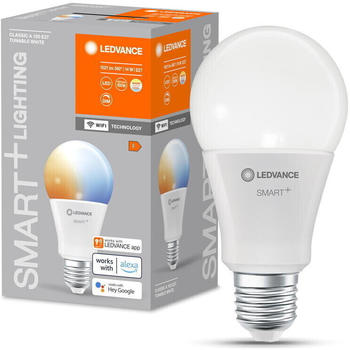 LEDVANCE Smart+ WLAN LED E27 Birne A60 Weiß 14W/1521lm tunable White 1er Pack
