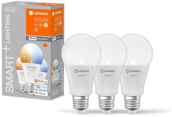 LEDVANCE Smart+ WLAN LED E27 Birne A60 Weiß 14W/1521lm tunable White 3er Pack