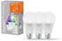 LEDVANCE Smart+ WLAN LED E27 Birne A60 Weiß 14W/1521lm RGBW 3er Pack