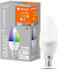 LEDVANCE Smart+ WLAN LED E14 Kerze B40 Weiß 4,9W/470lm RGBW 1er Pack