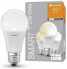 3er Pack LEDVANCE SMART+ Classic E27 Leuchtmittel dimmbar 9,5W warmweiss -...