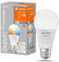 LEDVANCE Smart+ WLAN LED E27 Birne A60 Weiß 9W/806lm tunable White 1er Pack