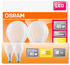 Osram 3er Pack LED Lampe Retrofit Classic AE27 4W 470lm 2700K warmweiß