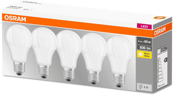 Osram LED Lampe BASE Classic E27 8.5W 806lm 3000K warmweiß