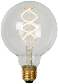 Lucide LED Leuchtmittel E27 - Globe G95 in Transparent 4,9W 460lm 2700K transparent