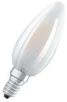 Osram LED Lampe ersetzt 40W E14 Kerze - B35 in Weiß 4W 470lm 2700K 3er Pack weiß
