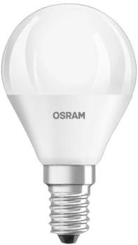Osram LED Lampe ersetzt 40W E14 Tropfen - P45 in Weiß 4,9W 470lm 2700K dimmbar 1er Pack weiß