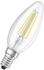 Osram LED Lampe ersetzt 60W E14 Kerze - B35 in Transparent 5,5W 806lm 2700K 1er Pack transparent