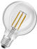 Osram LED Lampe ersetzt 60W E27 Globe - G95 in Transparent 4W 840lm 3000K 1er Pack transparent