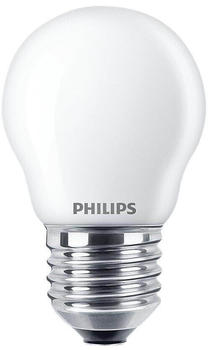 Philips LED Lampe ersetzt 60W, E27 Tropfenform P45, weiß, warmweiß, 806 Lumen, nicht dimmbar, 1er Pack [Gebraucht - Wie Neu] weiß