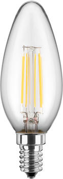Blulaxa LED Kerzenform 5W (40W) E14 470lm 2700K, Glas (klar) dimmbar