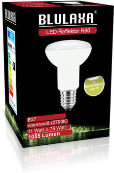 Blulaxa LED SMD Lampe R80 E27 11W 1055 lm WW 120