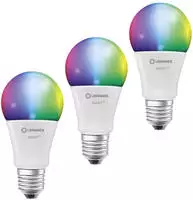 LEDVANCE LED-Lampe Smart+ WiFi Classic A60, E27, 9W ersetzt 60W, RGBW, App-fähig, LEDVANCE LED-Lampe Smart+ WiFi Classic A60, E27, 9W ersetzt 60W, RGBW, App-fähig,
