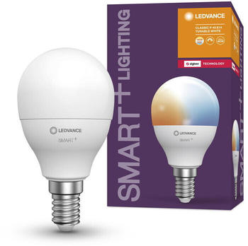 LEDVANCE SMART+ Zigbee LED Leuchtmittel E14 - Tropfen P50 4,9W 470lm tunable white dimmbar weiß