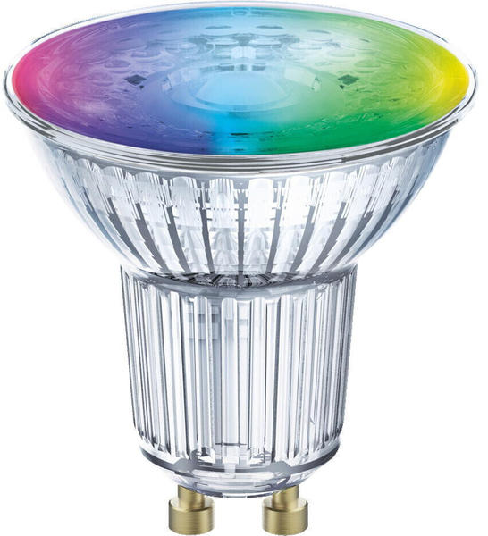 LEDVANCE SMART+ Zigbee LED Leuchtmittel GU10 - Reflektor Par16 4,9W 300lm RGBW dimmbar transparent