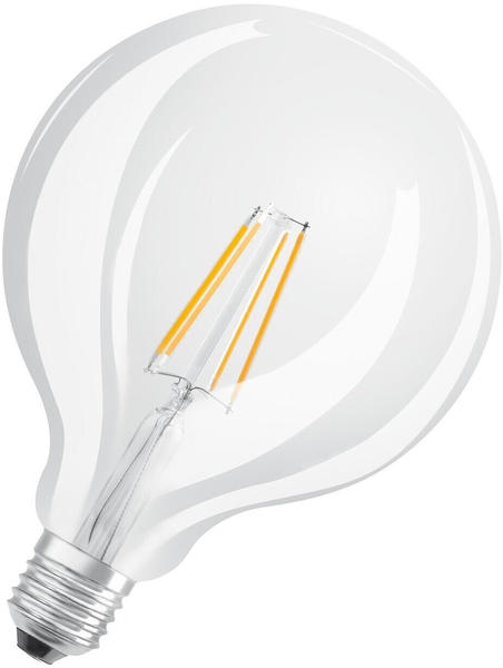 Osram LED Lampe ersetzt 100W E27 Globe - G125 in Transparent 11W 1521lm 2700K dimmbar 1er Pack transparent