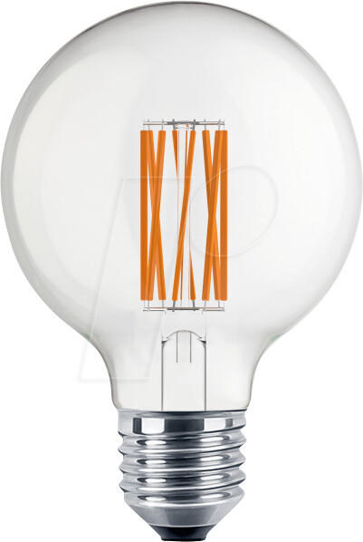 Blulaxa 49429 - LED-Lampe E27, 3,8 W, 806 lm, 3000 K, Globe Form