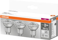 OSRAM LED-Lampe Base Glas PAR16, GU10, 4,3W ersetzt 50W, neutralwei&szlig;, 36&deg;, 3 St&uuml;ck